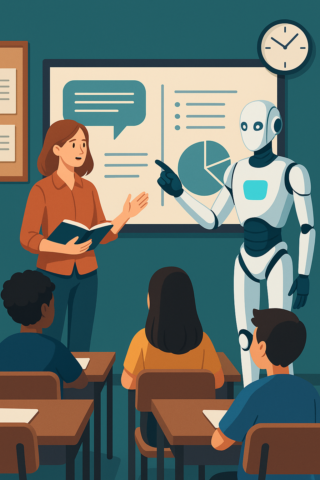 Collaborating with AI: Co-Teaching in the Digital Classroom