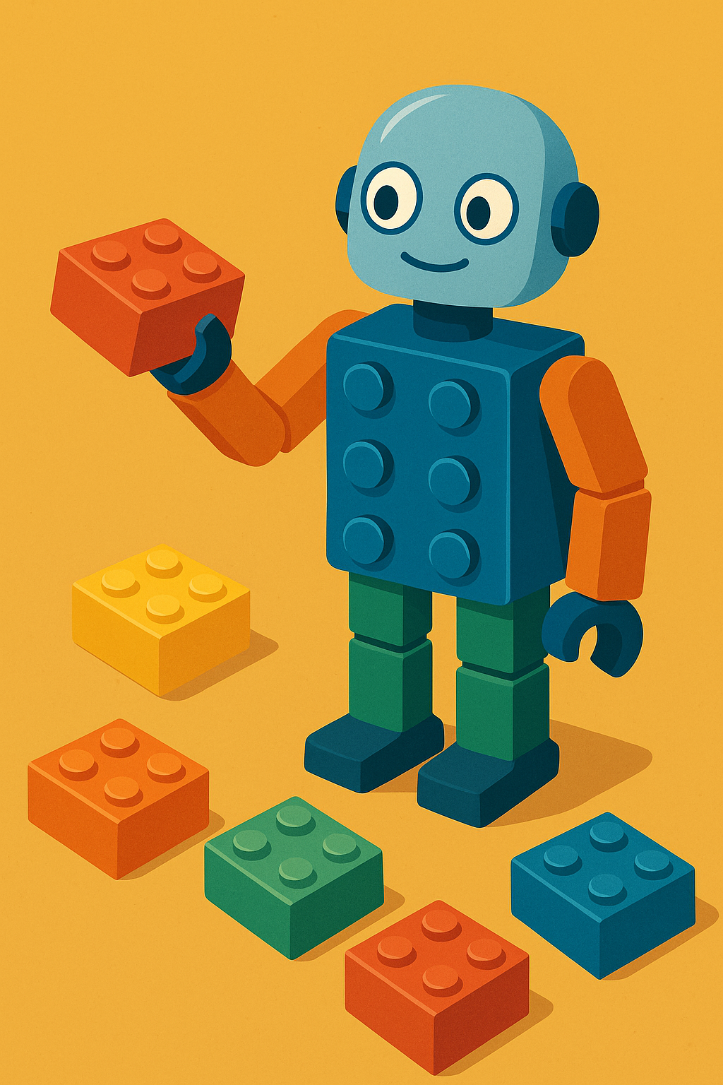 Teaching English with 6 bricks!